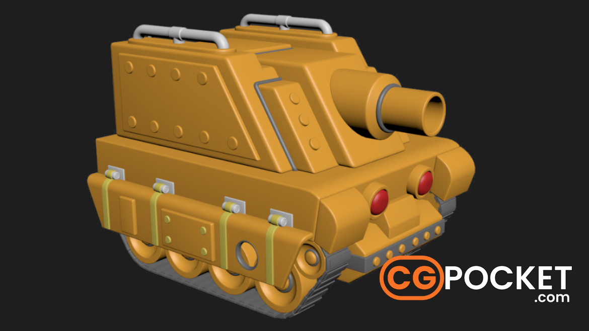 3ds Max Tank Model download