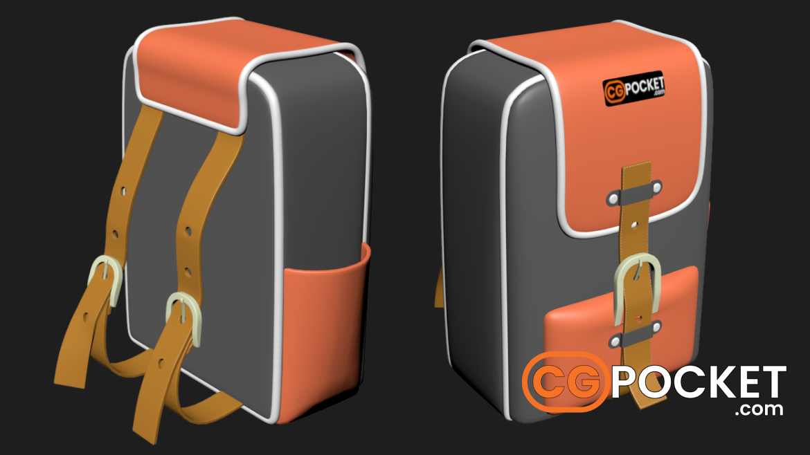 Modern Backpack 3D Model Free Download